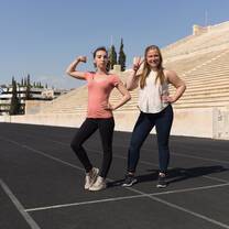 Fun at Olympic Stadium