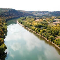view of the river