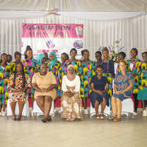 group of girls and management 
