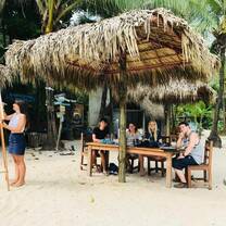 Study spanish at the beach