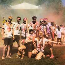 Color run in Seattle