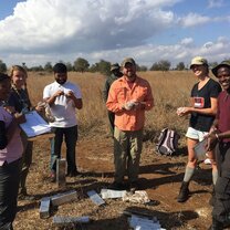 Collecting data from rodent traps in savanna grasslands