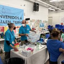 Volunteer on the border in Texas