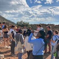 Students exploring the pelopnnese