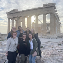 students at the parthenon