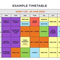 Example Timetable 1
