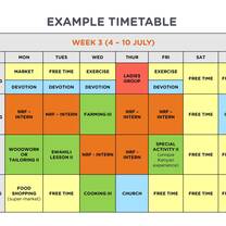 Example Timetable 3