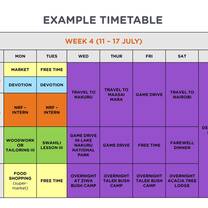 Example Timetable 4