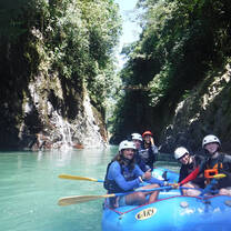 Whitewater rafting