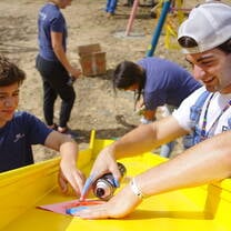 Painting the slide!