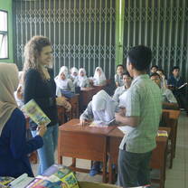 Marketing and socializing in the local schools(Sukabumi)