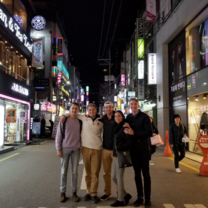 Students in Seoul nightlife