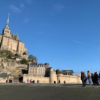 Mont St Michel tour with our guide Jonathan Dale