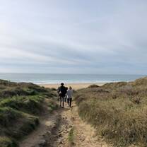 Exploring the beautiful Normandy coast