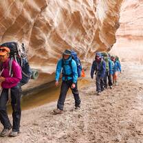 Backpacking in the canyons of Utah