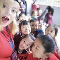 Selfie with kids