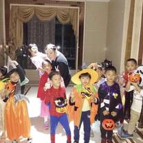 Kids dressed up for Halloween