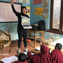 Teaching English to Buddhist Monks in Monasteries in Nepal