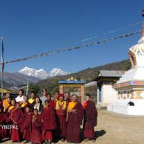 Teaching English to Buddhist Monks in Monasteries in Nepal