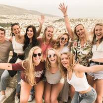 Students on an excursion in Croatia