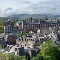 Students exploring the historic city of Edinburgh during their international observation and research program