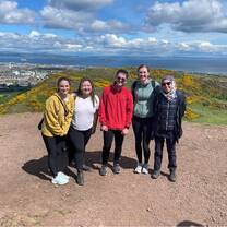 Students participating in observation and research projects in Scotland, gaining hands-on international experience