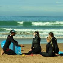 Surf course in Morocco 