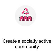 Create a socially active community