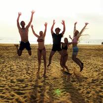 Gab year holidays, extended stay beach surfing