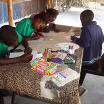 Children learning in the classroom
