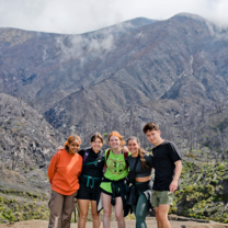 Students take on Volcan Turrialba in Costa Rica!