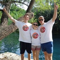 Harry, Carolina and Will at Las Estacas natural park