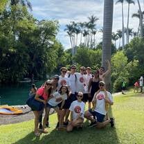 Iguana Abroad group at Las Estacas natural park
