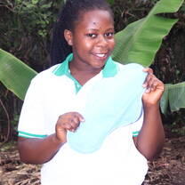 Girl child in the lead of sexual reproductive by making decisions about using sanitary pads as a way of exercising her sexual reproductive health rights
