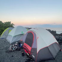 tent camp setup 