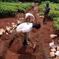Volunteers construction project 