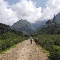 Hiking in the Andes