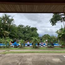 Students relaxing at hotel