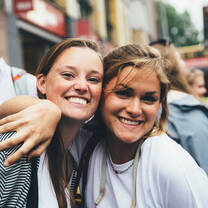 Students exploring Europe
