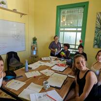 Spanish Camp Students in Class
