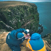 Sea bird monitoring at Látrabjarg in the Westford's