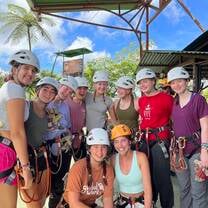 Zip-lining in Costa Rica 