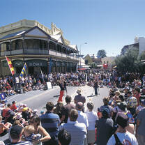 Festival in downtown Perth