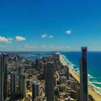 City and coastline in Gold Coast