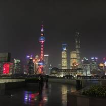 Shanghai skyline at night