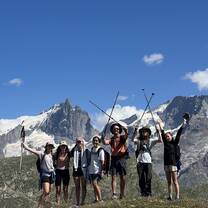 Trekking through the French Alps