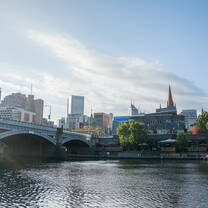 Melbourne city skyline