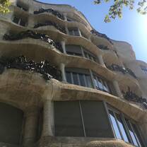 Gaudi building in Barcelona