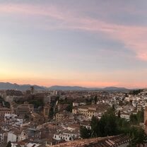 Skyline view of Granada