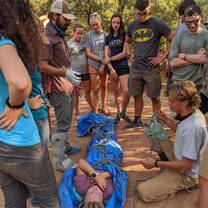 Students get Wilderness First AID Certified